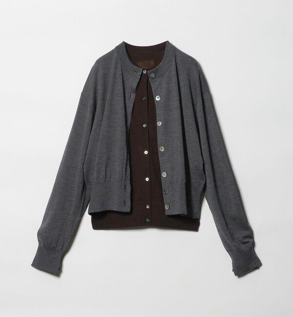 UNITED ARROWS「ツイン クルーネック カーディガン」|カーディガン|