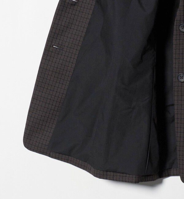 UNITED ARROWS「ガンクラブ チェック ジャケット」|ノーカラージャケット|