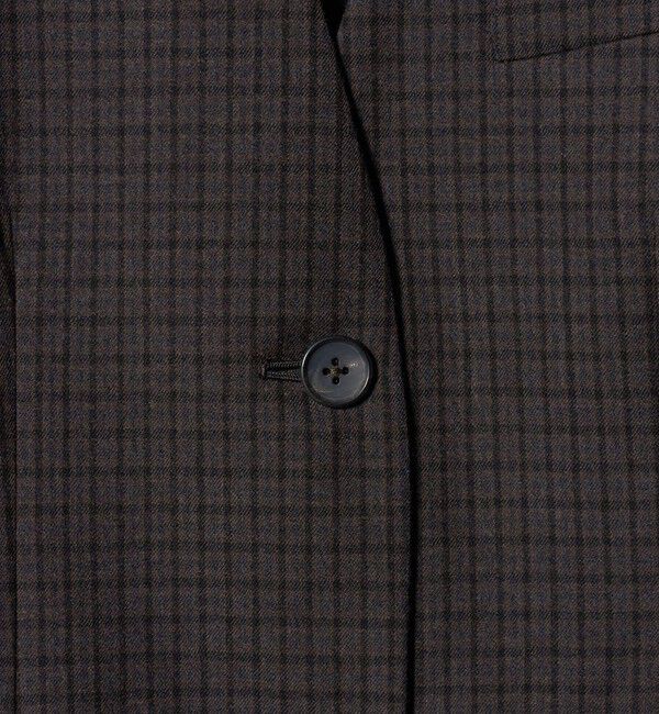 UNITED ARROWS「ガンクラブ チェック ジャケット」|ノーカラージャケット|