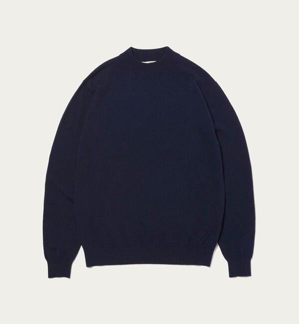 UNITED ARROWS「ウール カシミヤ シルク モックネック ニット」|ニット・セーター|