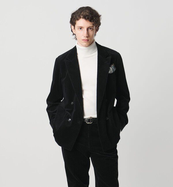 UNITED ARROWS「コーデュロイ オーディナリー 4ボタン ダブル ジャケット」|テーラードジャケット|