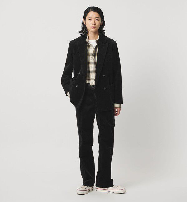 UNITED ARROWS「コーデュロイ オーディナリー 4ボタン ダブル ジャケット」|テーラードジャケット|