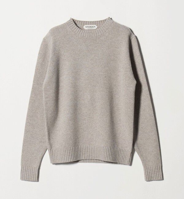 UNITED ARROWS「＜SOVEREIGN＞BIAGIOLI MODESTO ウール/カシミヤ クルーネック ニット」|ニット・セーター|