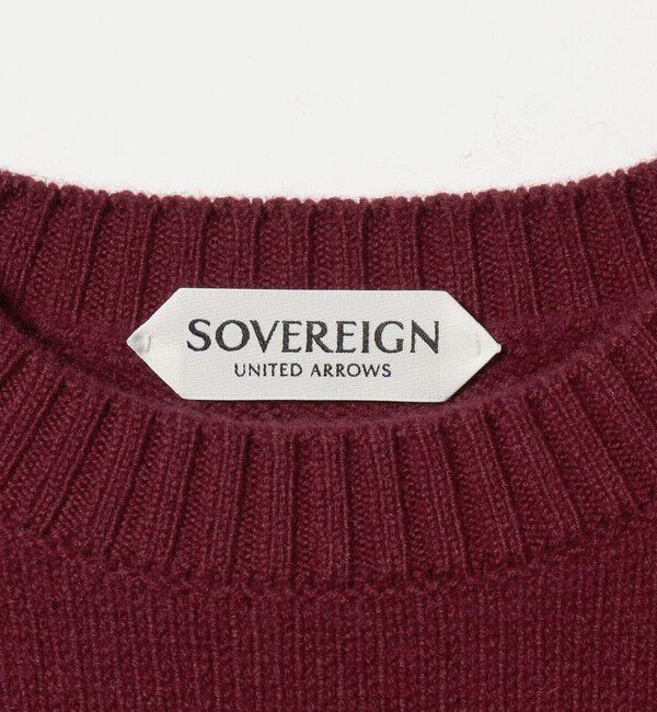 UNITED ARROWS「＜SOVEREIGN＞BIAGIOLI MODESTO ウール/カシミヤ クルーネック ニット」|ニット・セーター|