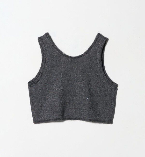 UNITED ARROWS「フラワー スパンコール ベスト」|ベスト・ジレ|