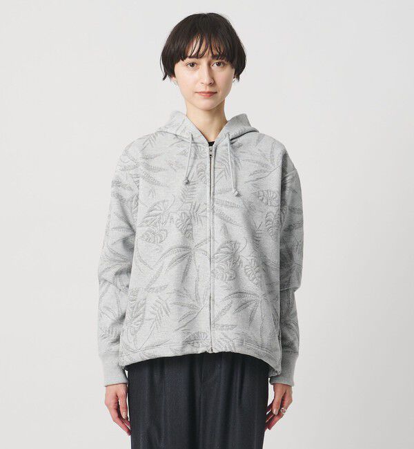 UNITED ARROWS「リーヴス ジャガード スウェット ラメ パーカー」|パーカー|