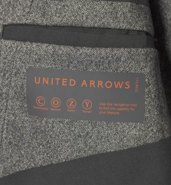 UNITED ARROWS「ホームスパン ジャージー シングル2ボタン テーラードジャケット UA COZY ウォッシャブル ヨコストレッチ 」|スーツ|