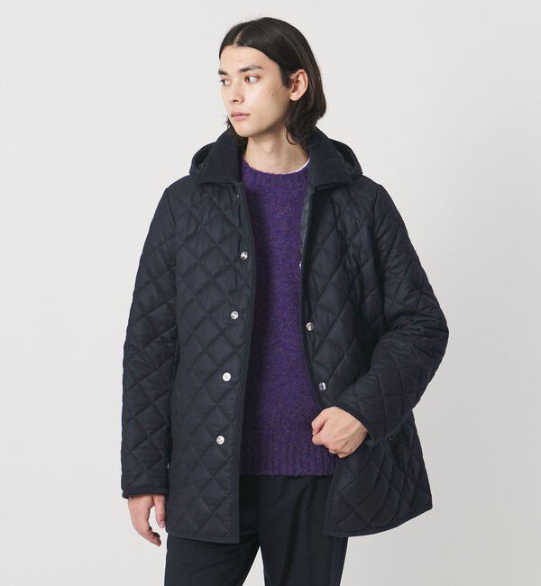 UNITED ARROWS「【別注】＜MACKINTOSH＞CROCKETFORD EX/キルティング フーデッドコート」|その他|NAVY