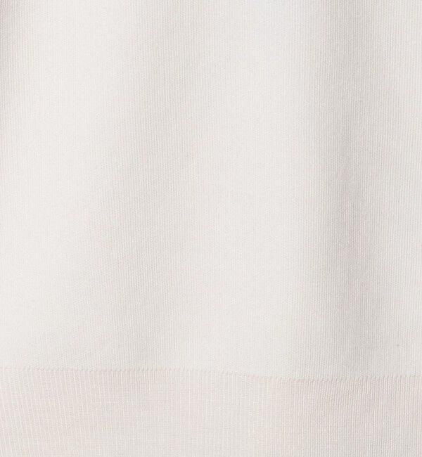 UNITED ARROWS「フリル ビジュー ニット」|ニット・セーター|