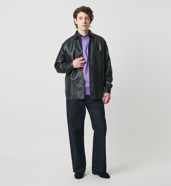 UNITED ARROWS「ウール カシミヤ クルーネック スウェットニット」|ニット・セーター|