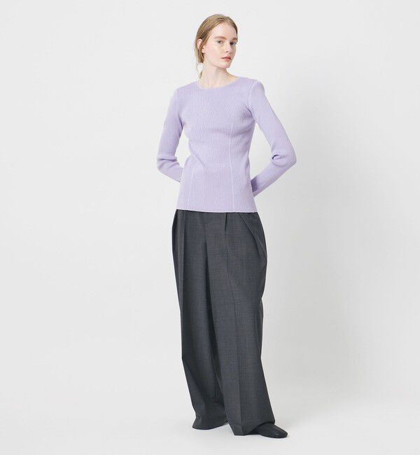 AEWEN MATOPH「＜AEWEN MATOPH＞コットンカシミヤミックス ショルダーパッドニット」|ニット・セーター|