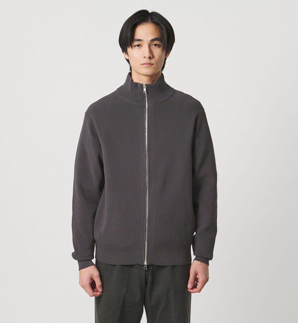 UNITED ARROWS「コットン/ポリエステル アゼ ドライバーズ ニット」|カーディガン|