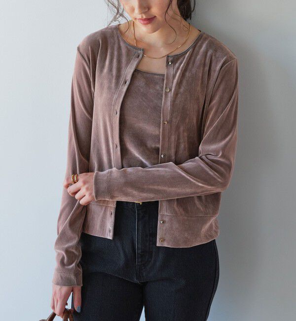 UNITED ARROWS green label relaxing「極みシアーフロッキーカーデ」|カーディガン|