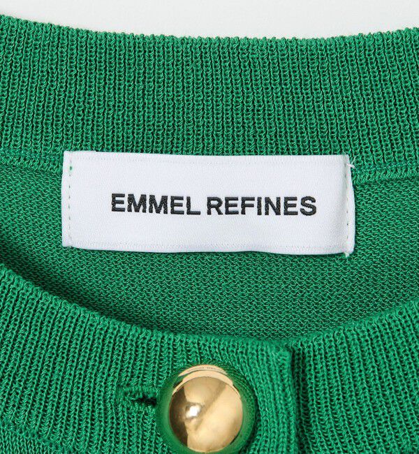 EMMEL REFINES「＜EMMEL REFINES＞EM HW ボタンポケット ミニ カーディガン」|カーディガン|