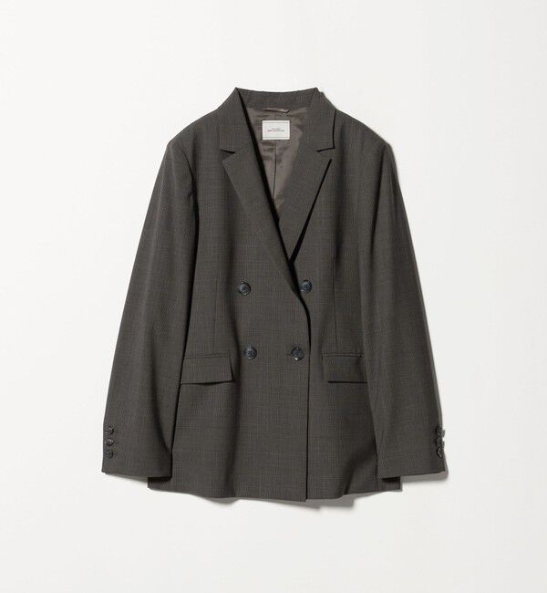 UNITED ARROWS green label relaxing「カチリラ ダブル ジャケット -ウォッシャブル・ストレッチ-」|テーラードジャケット|