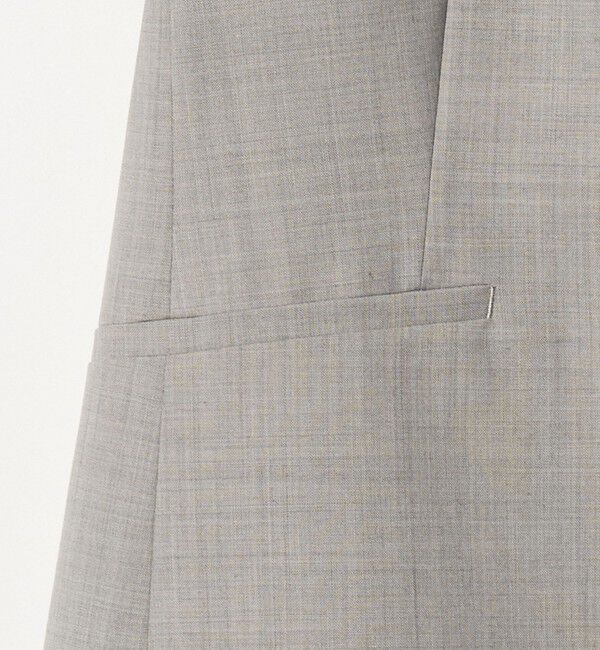 UNITED ARROWS green label relaxing「カチリラ ノーラペル ジャケット  -ウォッシャブル・ストレッチ-」|ノーカラージャケット|