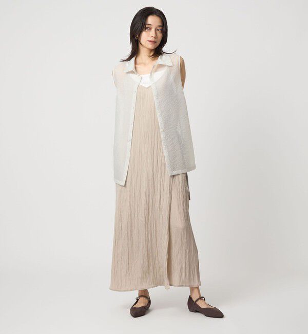 UNITED ARROWS green label relaxing「＜SEASONAL COLLECTION＞ツイル キャミソール ワンピース」|ワンピース|