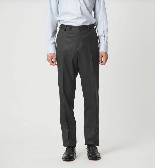 UNITED ARROWS green label relaxing「REDA サージ スリム ノープリーツ スーツパンツ」|スラックス|