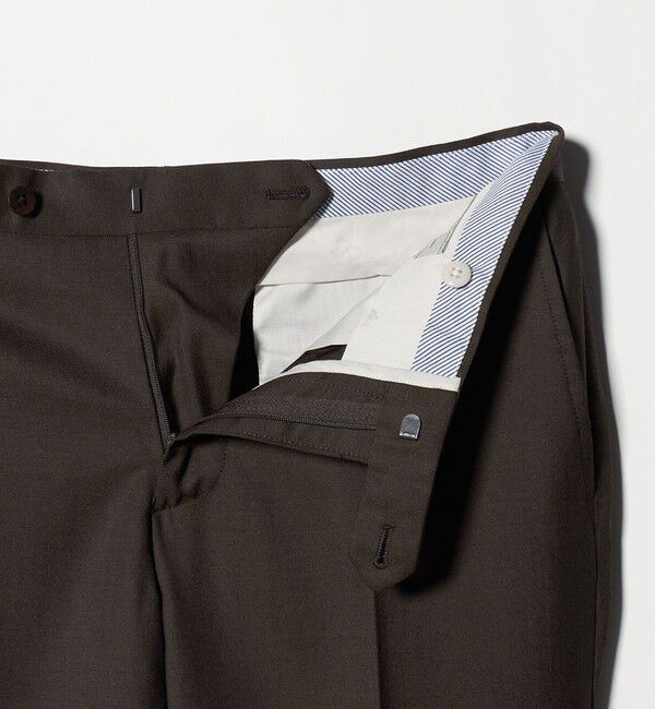 UNITED ARROWS green label relaxing「REDA サージ スリム ノープリーツ スーツパンツ」|スラックス|