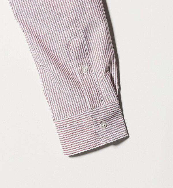 UNITED ARROWS green label relaxing「エブリット コットンオックス ストライプ スナップ ボタンダウン シャツ -イージーアイロン-」|シャツ・ブラウス|