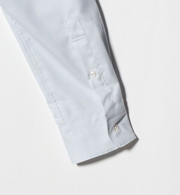 UNITED ARROWS green label relaxing「エブリット コットンオックス ソリッド スナップ ボタンダウン シャツ -イージーアイロン-」|シャツ・ブラウス|