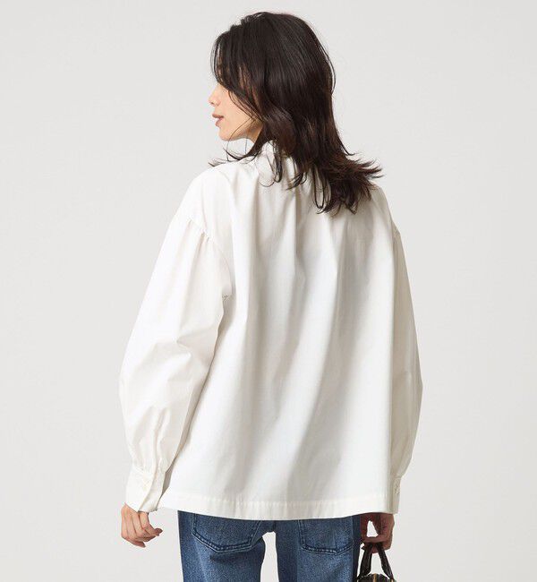 UNITED ARROWS green label relaxing「ブロード ボウタイ ブラウス」|シャツ・ブラウス|