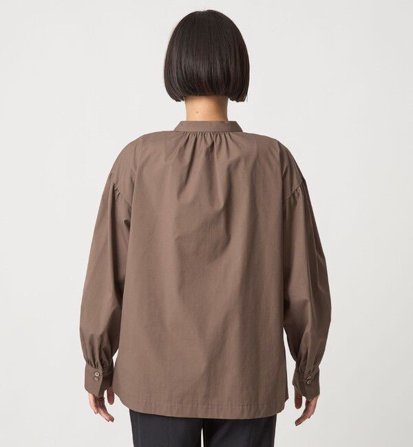 UNITED ARROWS green label relaxing「ブロード ボウタイ ブラウス」|シャツ・ブラウス|