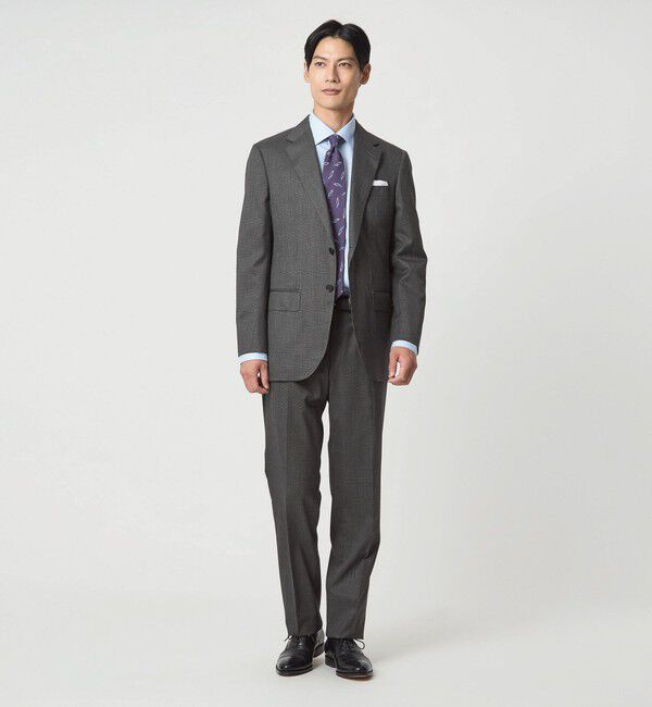 UNITED ARROWS green label relaxing「REDA グレンチェック 3B HXD スーツジャケット」|スーツ|