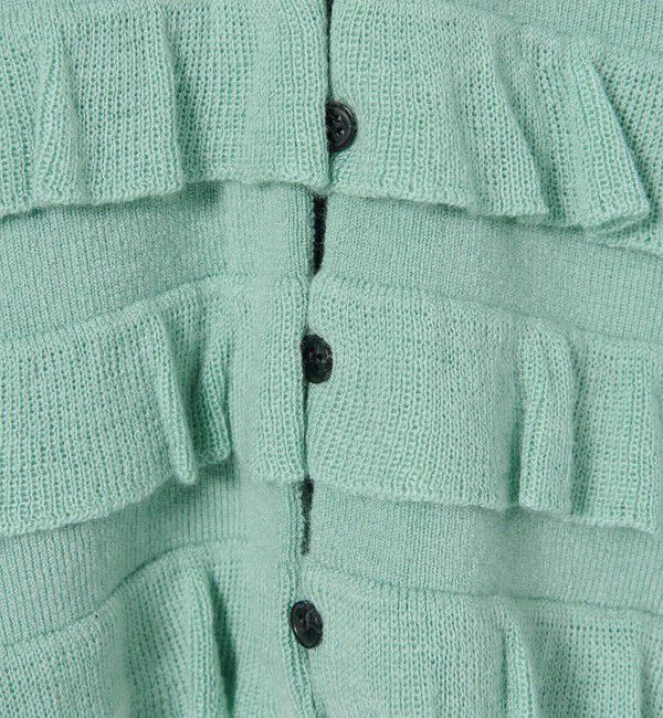 EMMEL REFINES「＜EMMEL REFINES＞EM ティアード ミニフリル 2WAY カーディガン」|カーディガン|