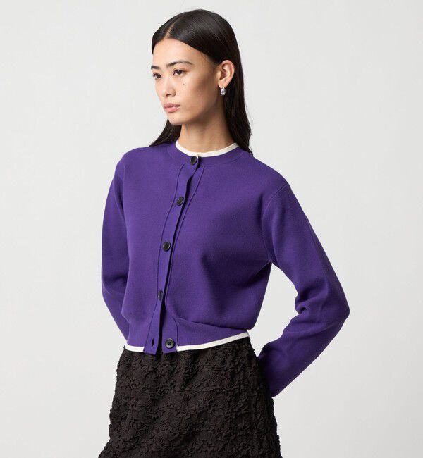 EMMEL REFINES「＜EMMEL REFINES＞EM HW ハイショクライン 2WAY ニット トップス」|ニット・セーター|