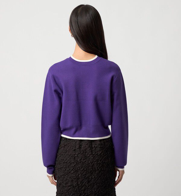 EMMEL REFINES「＜EMMEL REFINES＞EM HW ハイショクライン 2WAY ニット トップス」|ニット・セーター|