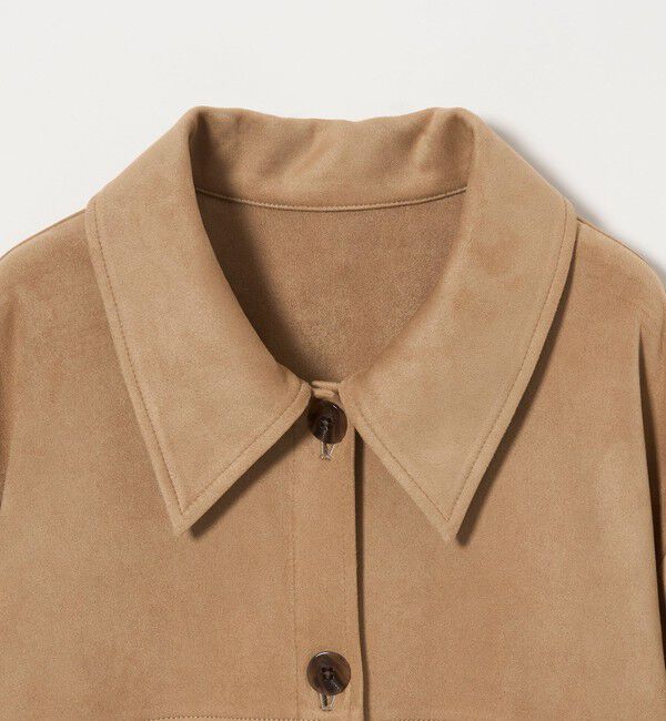 EMMEL REFINES「＜EMMEL REFINES＞EM スウェード ライク トロミ シャツ」|シャツ・ブラウス|
