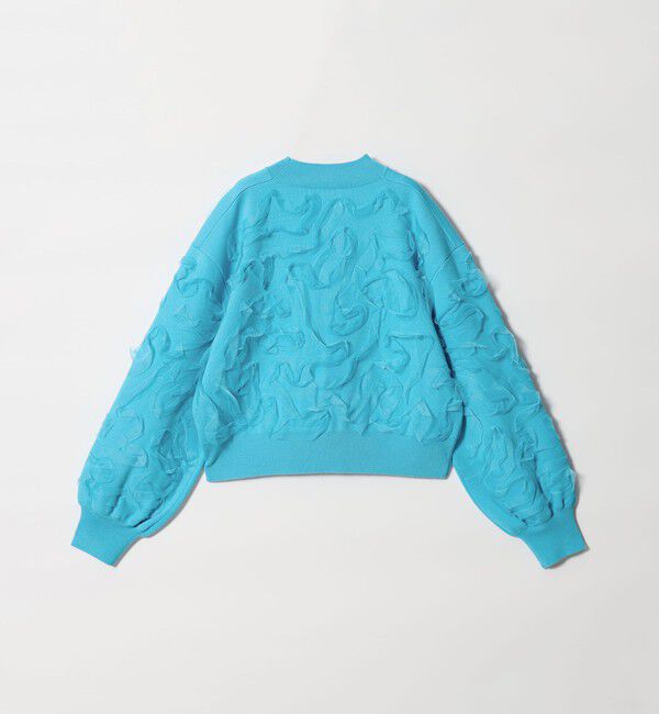 EMMEL REFINES「＜EMMEL REFINES＞EM HW チュールシシュウ スウェットライク ニット プルオーバー」|ニット・セーター|