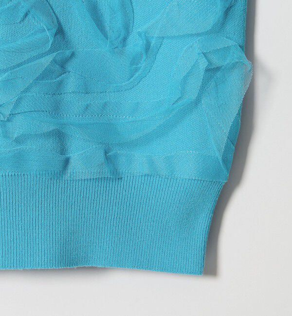 EMMEL REFINES「＜EMMEL REFINES＞EM HW チュールシシュウ スウェットライク ニット プルオーバー」|ニット・セーター|