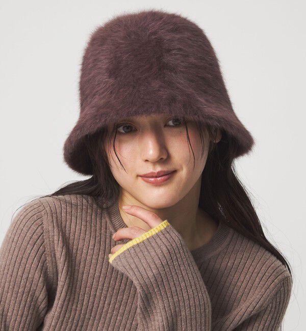 UNITED ARROWS green label relaxing「ヘアリークロシェ ハット」|ハット|MD.BROWN