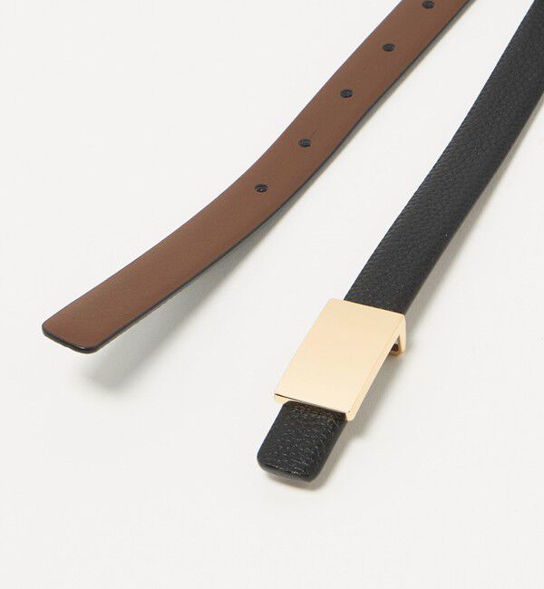 UNITED ARROWS green label relaxing「リバーシブル メタルプレート ベルト」|ベルト|