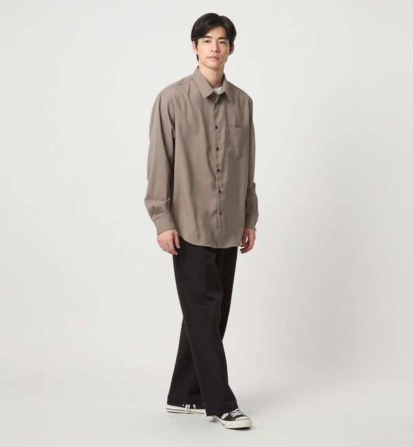 UNITED ARROWS green label relaxing「【WEB限定】AIRLY ポプリン ジャストルーズ シャツ」|シャツ・ブラウス|
