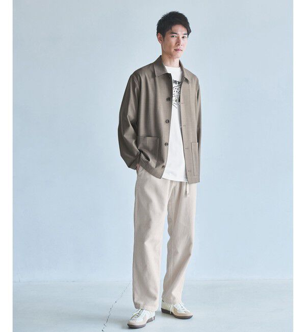 UNITED ARROWS green label relaxing「TW サージ カバーオール -ストレッチ-」|ブルゾン・スタジャン|