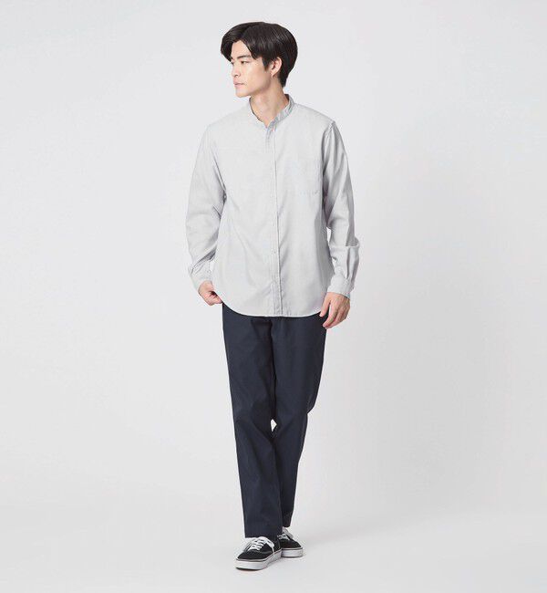 UNITED ARROWS green label relaxing「W/R オックス バンドカラー シャツ」|シャツ・ブラウス|