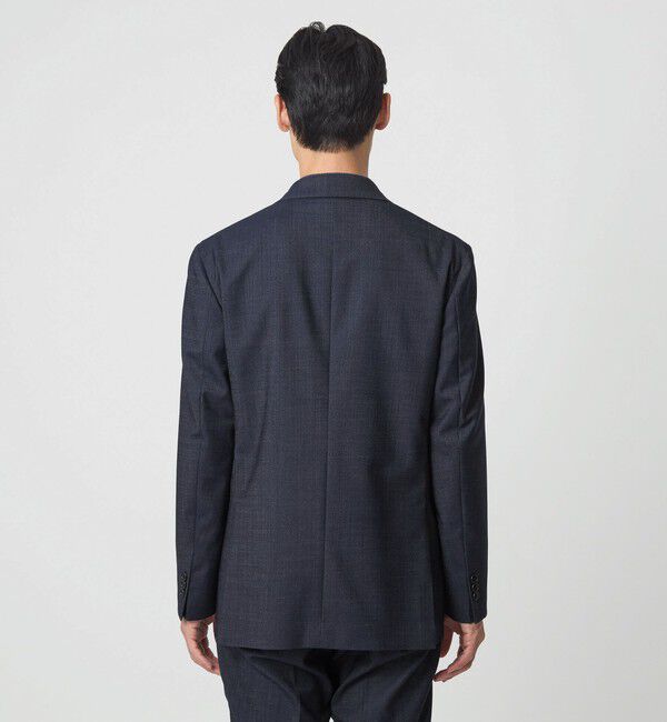 UNITED ARROWS green label relaxing「A+ デニムライク ダブルブレスト 4B スタンダード ジャケット -ウォッシャブル・ストレッチ-」|テーラードジャケット|