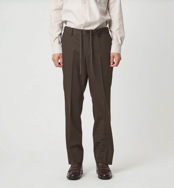 UNITED ARROWS green label relaxing「A+ TW カラーギャバ スタンダード イージー スラックス -ウォッシャブル・ストレッチ-」|スラックス|