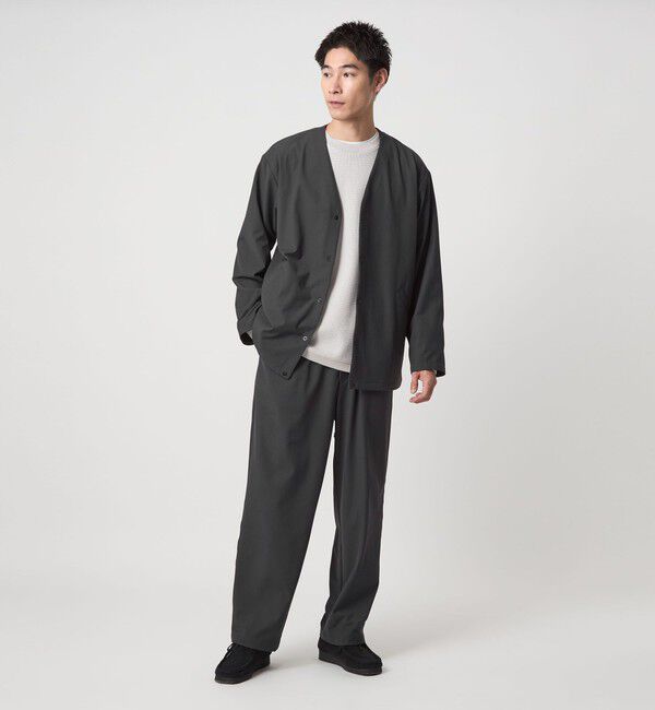 UNITED ARROWS green label relaxing「FREELITCH ノーカラー カーディガン -ストレッチ-」|カーディガン|