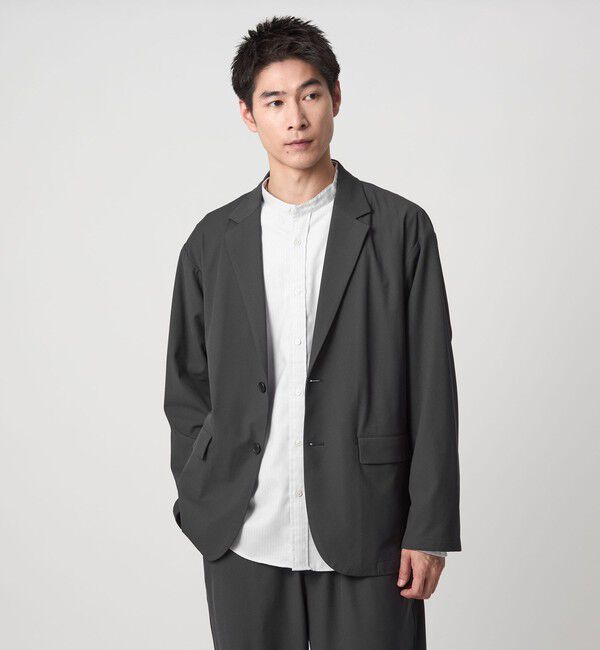 UNITED ARROWS green label relaxing「FREELITCH カジュアル 2B ジャケット -ストレッチ-」|テーラードジャケット|