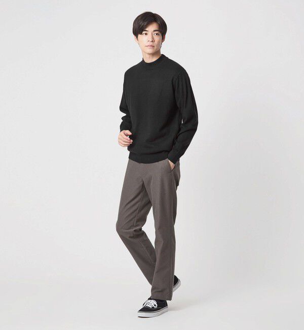 UNITED ARROWS green label relaxing「【WEB限定】JUST fit ジャケイン モックネック ニット」|ニット・セーター|