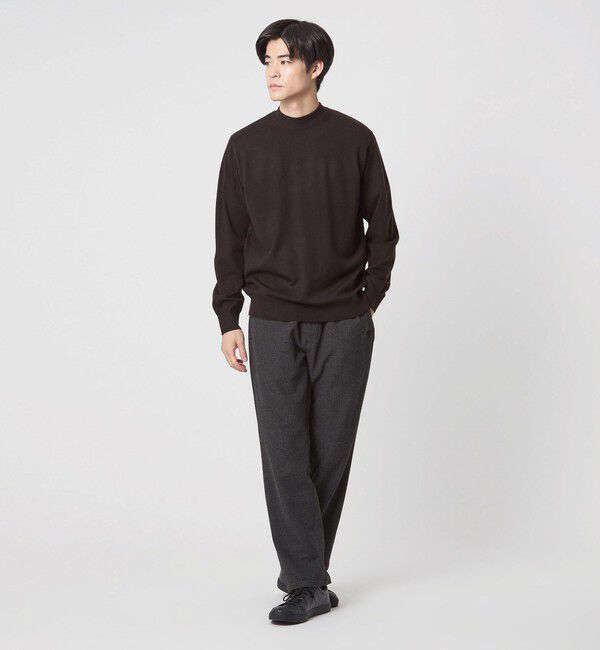 UNITED ARROWS green label relaxing「【WEB限定】JUST fit ジャケイン モックネック ニット」|ニット・セーター|