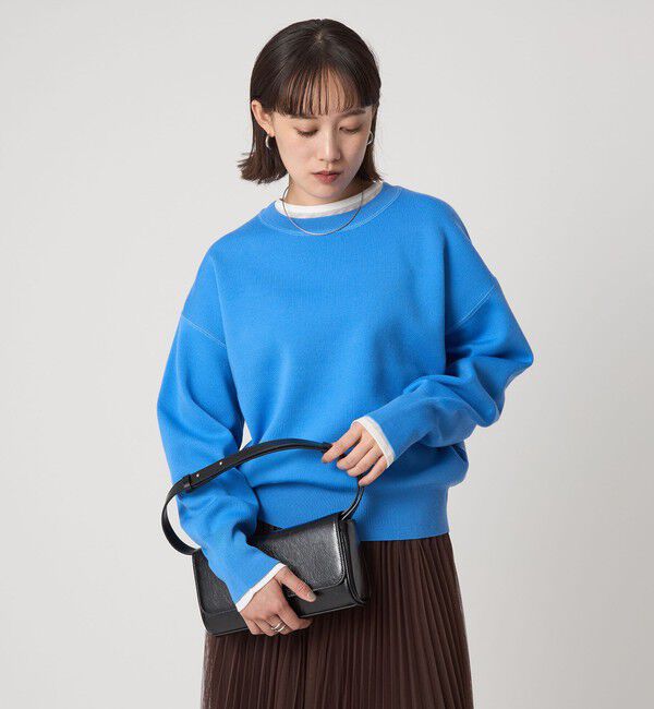 UNITED ARROWS green label relaxing「W/AC パフニット プルオーバー ウォッシャブル」|ニット・セーター|