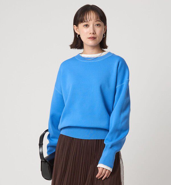 UNITED ARROWS green label relaxing「W/AC パフニット プルオーバー ウォッシャブル」|ニット・セーター|