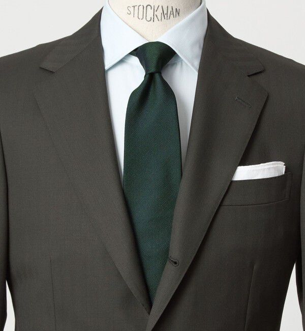 UNITED ARROWS green label relaxing「GLR ジャパン ヴィンテージ 8.0cm ソリッド ネクタイ」|ネクタイ・蝶ネクタイ|DK.GREEN