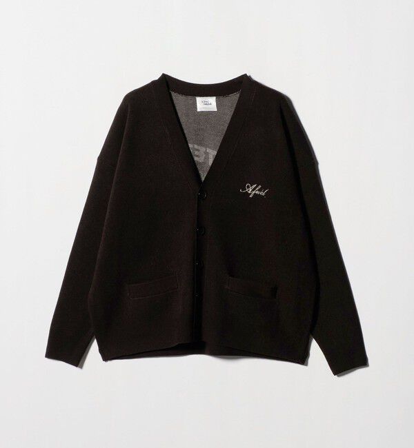 EMMEL REFINES「＜ST.JOHNS 3RD CLUB＞スウェットライク カーディガン CT＜ Select by EMMEL REFINES ＞」|カーディガン|DK.BROWN