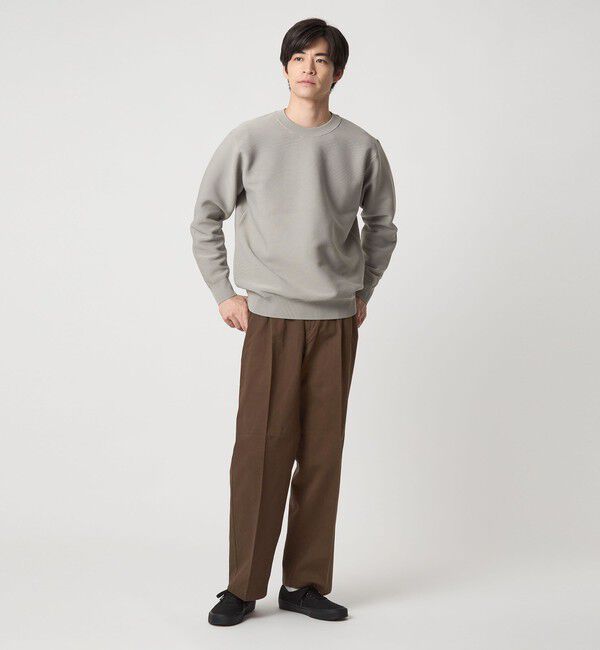 UNITED ARROWS green label relaxing「コットン チノ 1プリーツ W4 ワイドパンツ」|チノ|